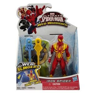 Marvel Ultimate Spider-Man Web-Warriors Iron Spider Action Figure 2014 New NIB